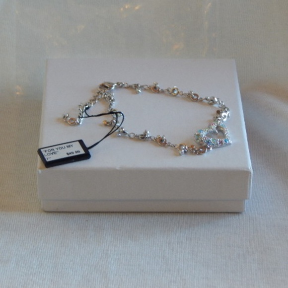 "For You My Love" Ankle Bracelet 7" - Picture 5 of 8